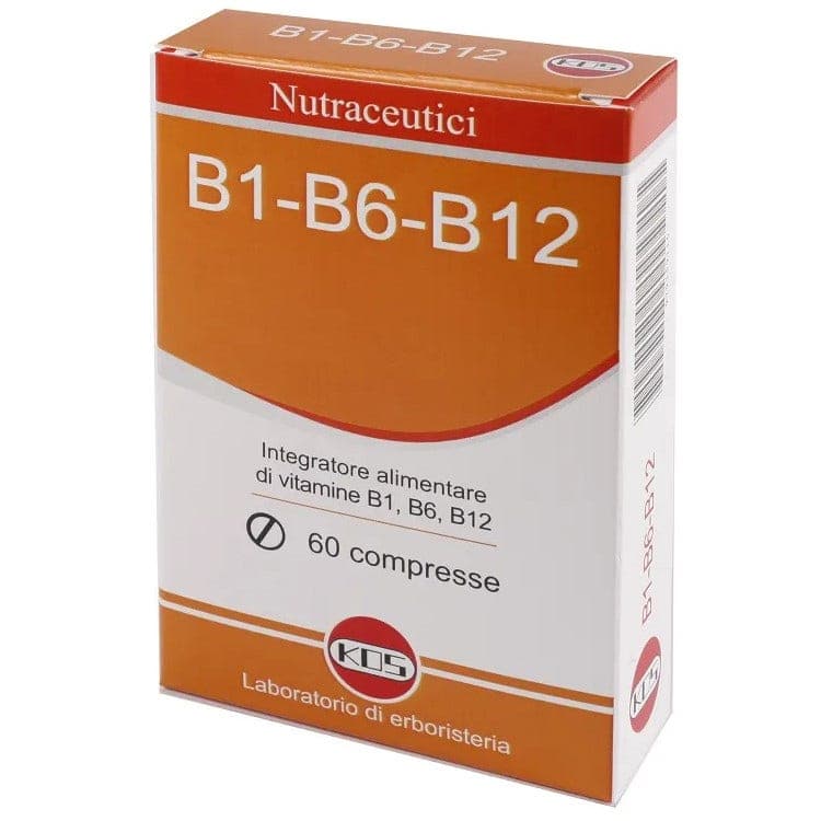 Vitamine B1 B6 B12 Kos – 60 compresse