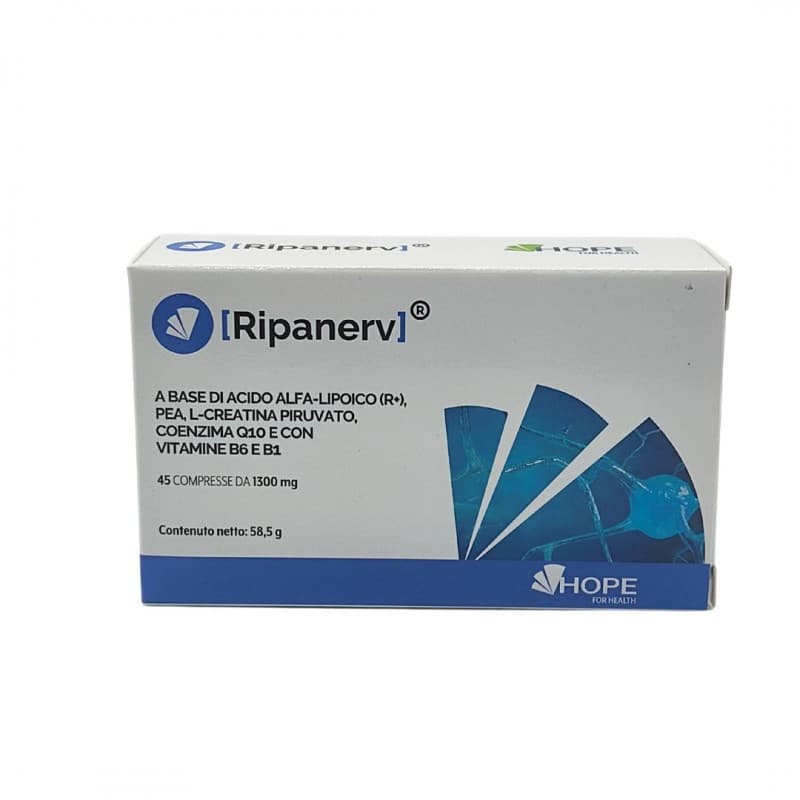 Ripanerv Acetil-L-carnitina + Acido alfa lipoico + PEA – 45 compresse