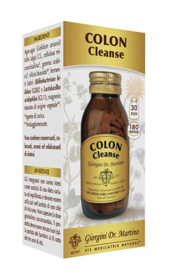 Colon Cleanse Giorgini – 180 Pastiglie con Estratti Vegetali