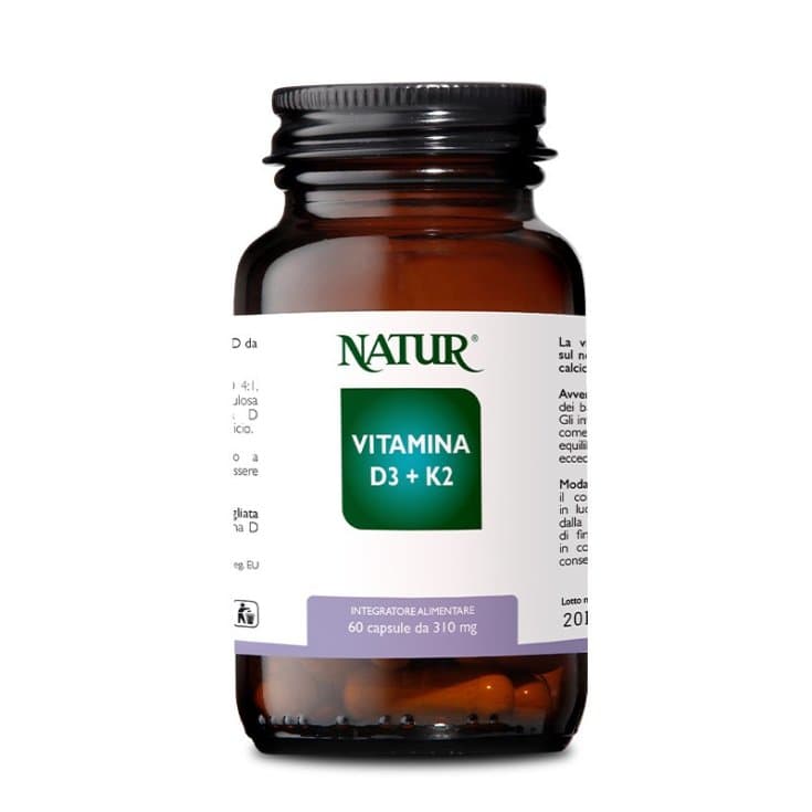 Vitamin D3+K2 Natur – 60 capsule