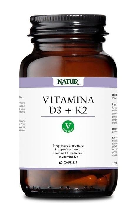 Vitamin D3+K2 Natur – 60 Kapseln