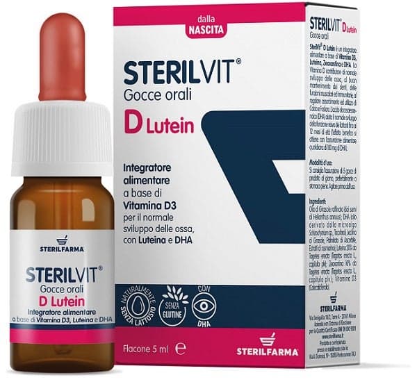 Sterilvit D Lutein DHA – 5 ml gocce