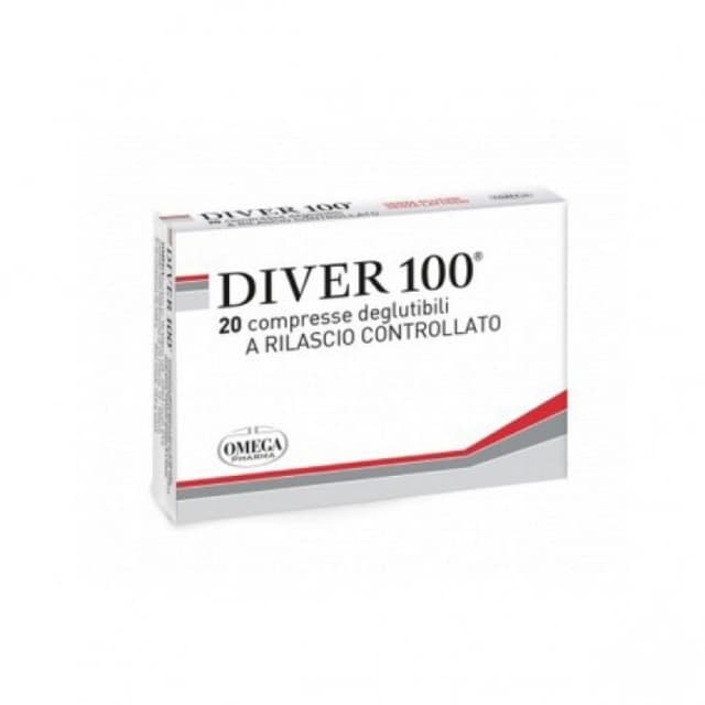 Diver 100 Mirtillo rosso + Inulina – 20 compresse