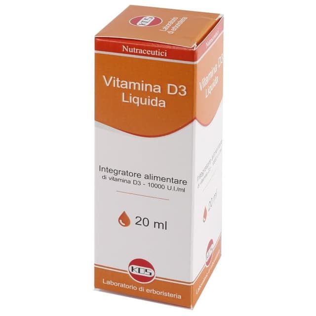 Vitamin D Liquid – 20 ml, 10.000 U.I.