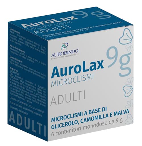 Aurolax Microclisma – 6 pezzi (Adulti)