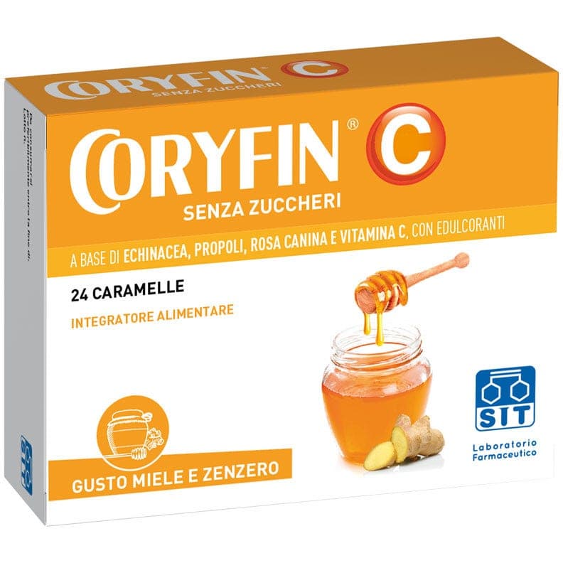 Coryfin C Bonbons – Honig & Ingwer, zuckerfrei