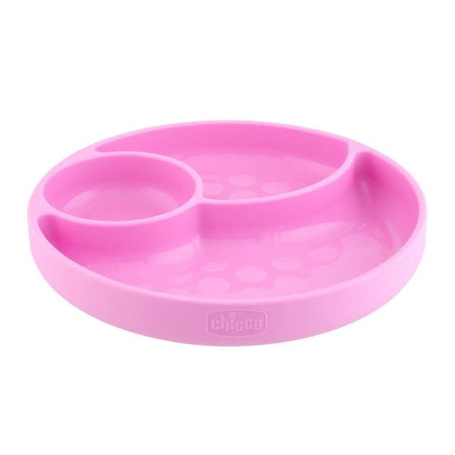 Chicco Piatto in Silicone con Ventosa – Piatto Antiscivolo per Bambini