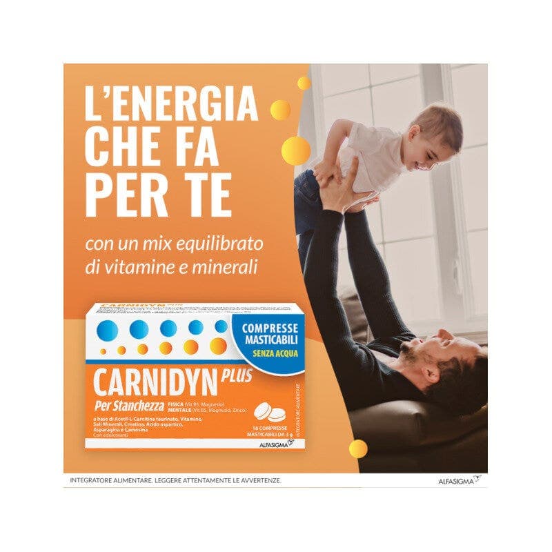 Carnidyn Plus Magnesio + Potassio – 18 compresse masticabili