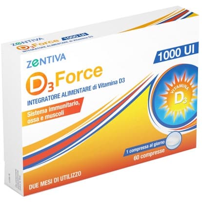 Zentiva D3 Force 1000 U.I. – 60 compresse