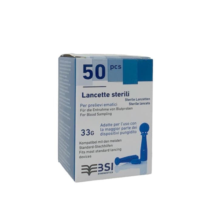 Huahong Lancette G33 – 50 pezzi, lancette sterili monouso