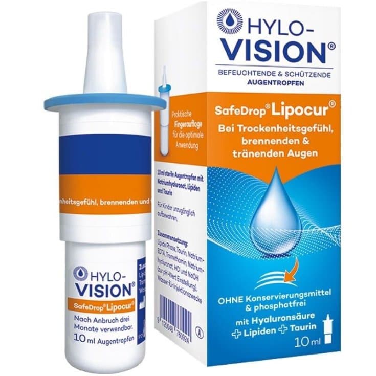 Hylovision Safe Drop Lipocur – Gel oculare