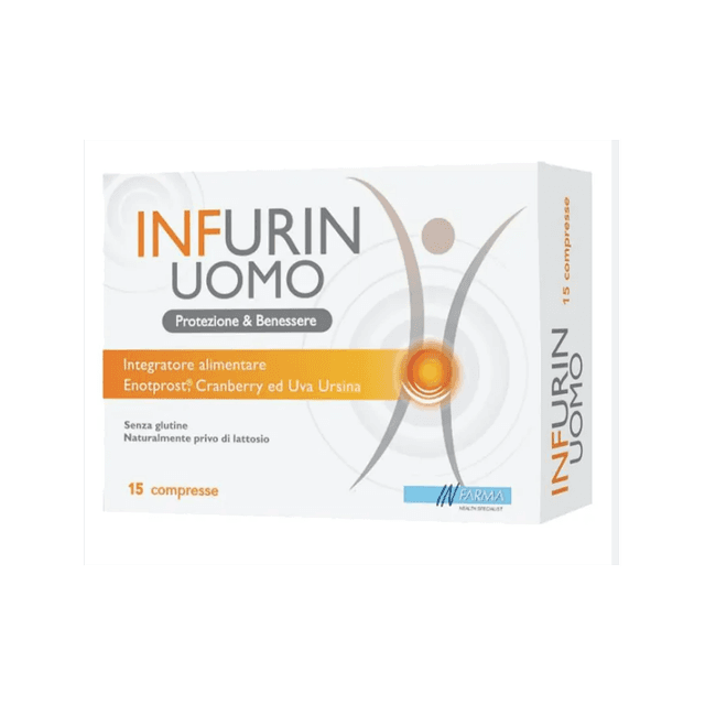 Infurin Uomo Mirtillo rosso – 15 compresse