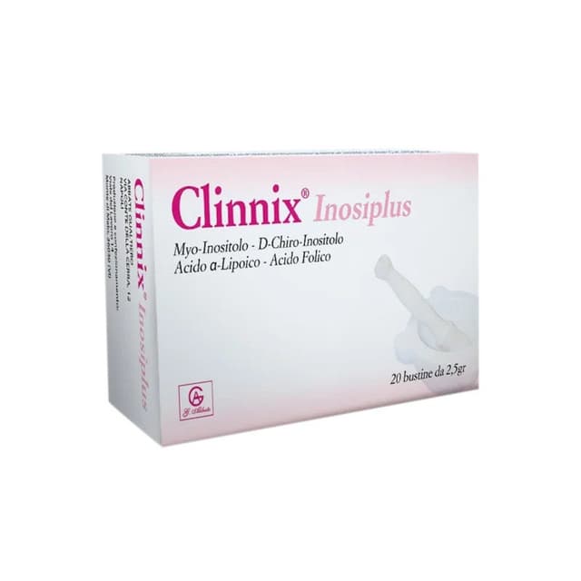 Clinnix Inosiplus Mio-inositolo + Acido folico – Integratore alimentare 20 bustine