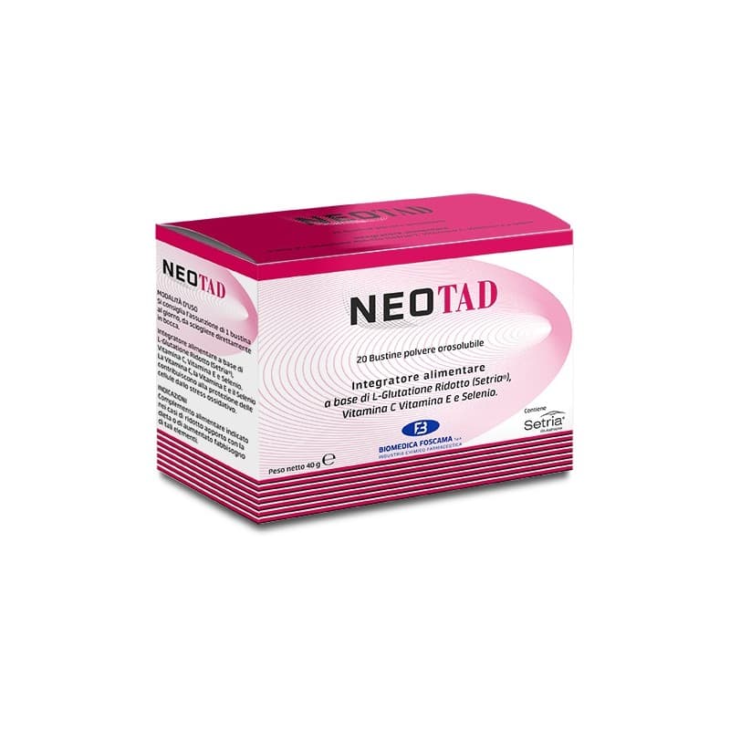 Neotad Glutatione 250 mg + Vitamina C – 20 Bustine
