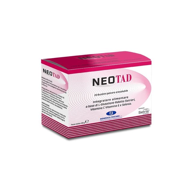 Neotad Glutatione 250 mg + Vitamina C – 20 Bustine
