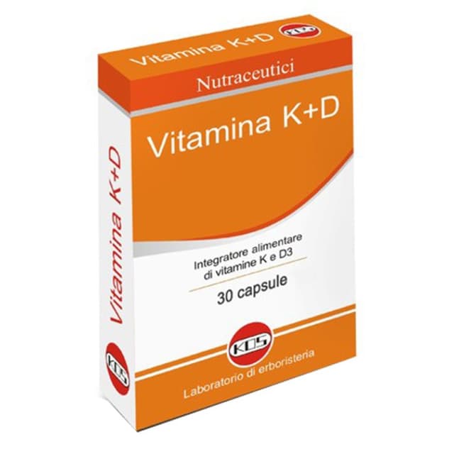 Vitamin K+D Vegetale Kos – 30 capsule