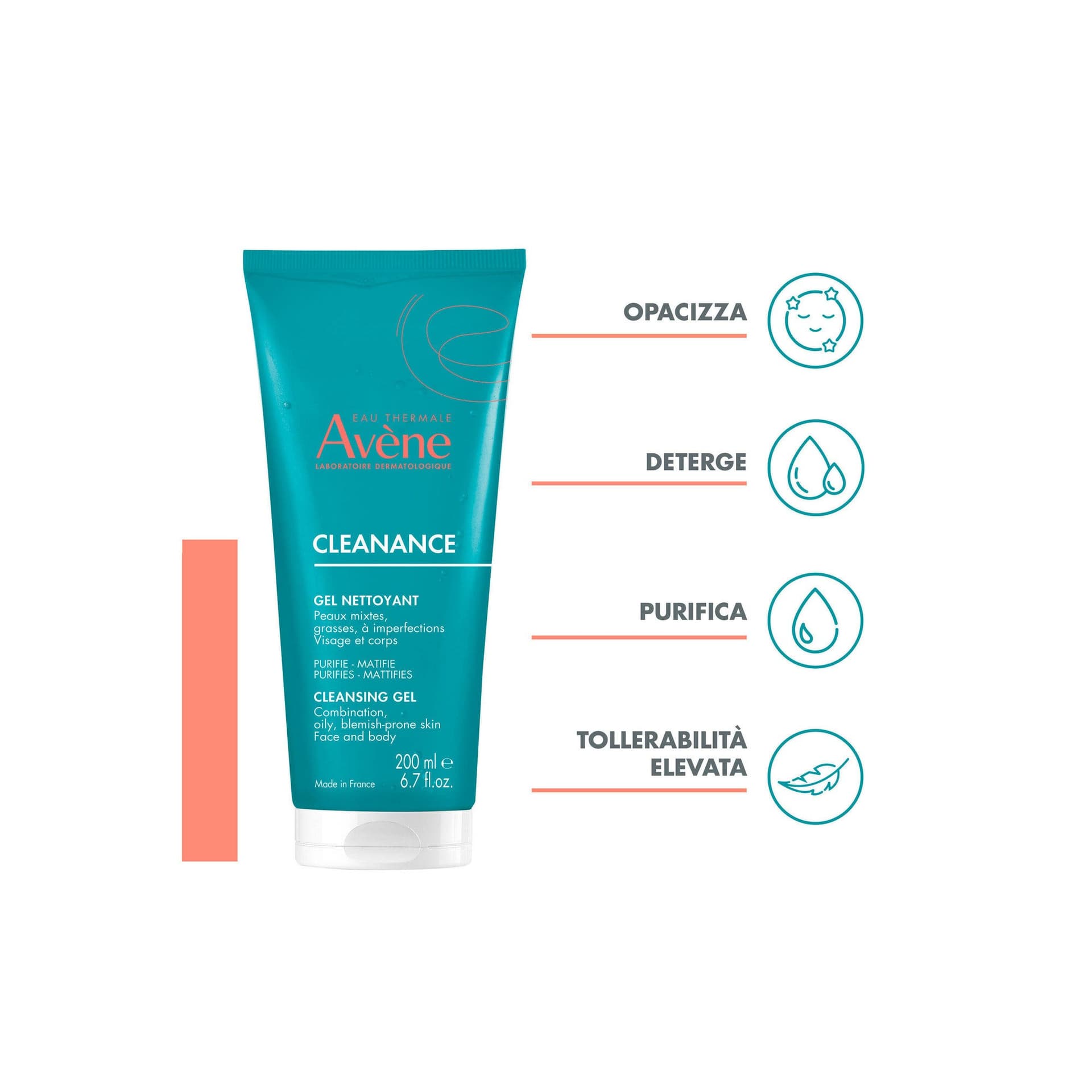 Avène Cleanance Gel – Gel detergente 200 ml