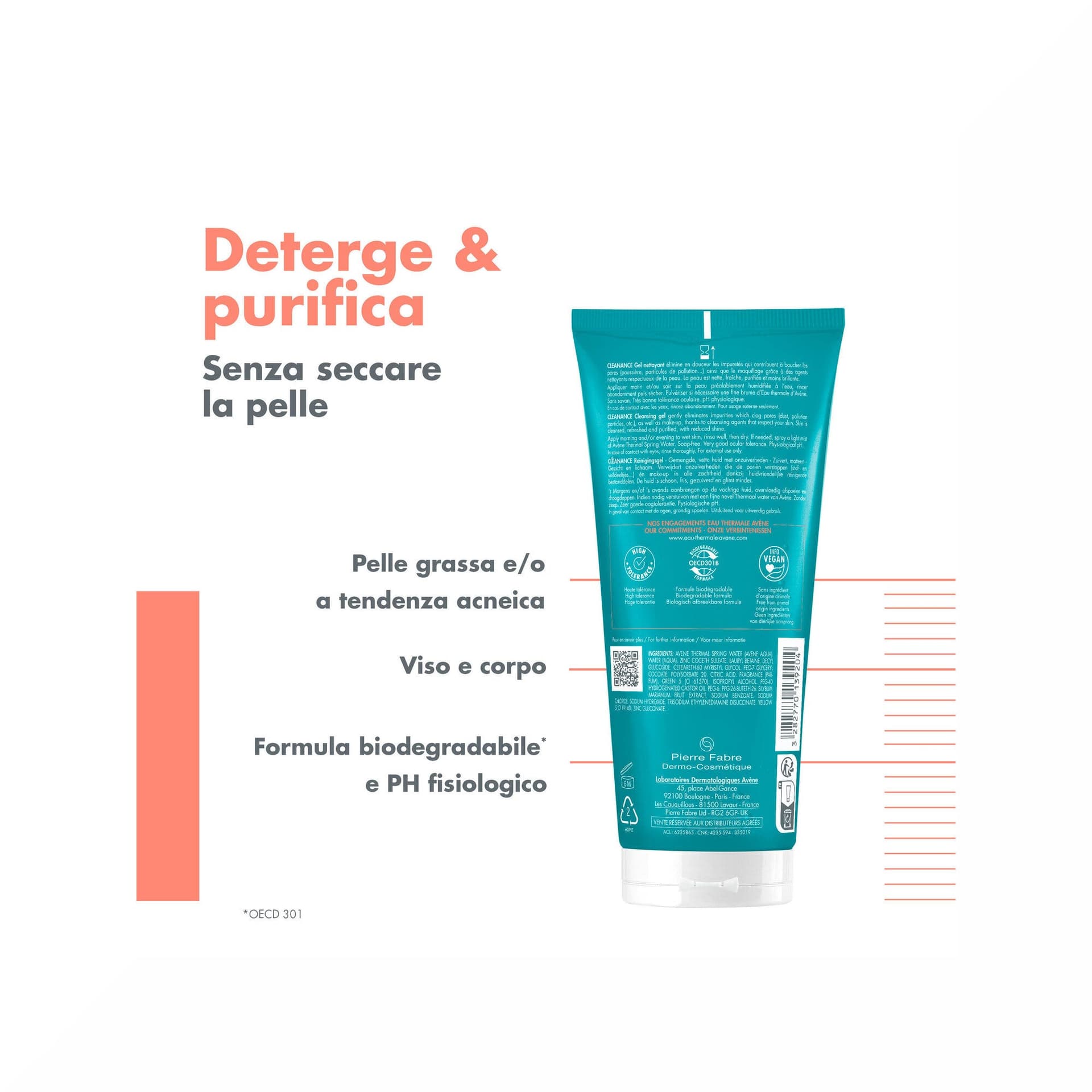 Avène Cleanance Gel – Gel detergente 200 ml