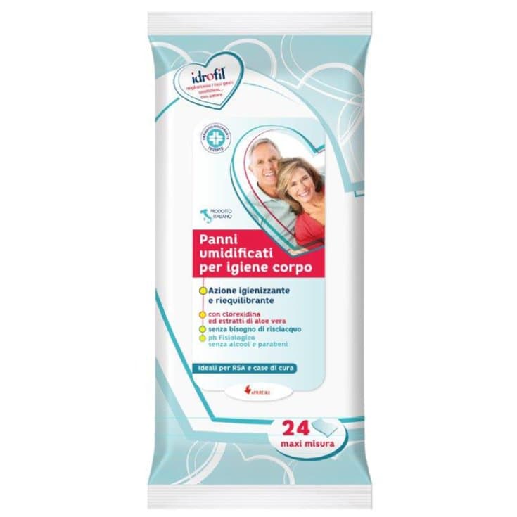 Salviette Igiene Anziani Maxi – 24 salviette per l'igiene
