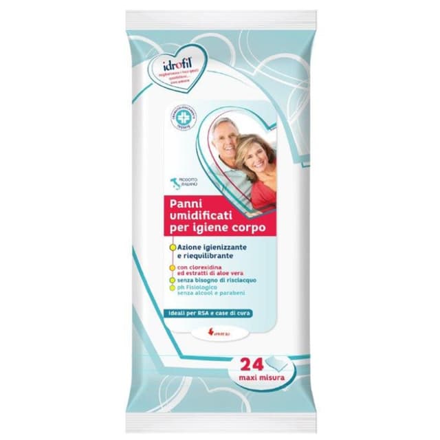 Salviette Igiene Anziani Maxi – 24 salviette per l'igiene