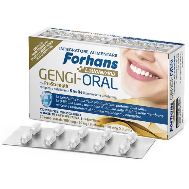 Forhans Lattoferrina Gengive – 30 Compresse per le gengive