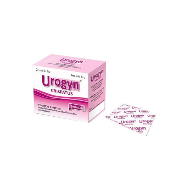 Urogyn Crispatus D-mannosio 1 g + Fermenti lattici probiotici – 20 bustine da 3 g