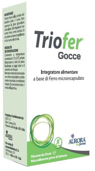Triofer Gocce – Ferro, Vitamina C e Acido Folico 30 ml