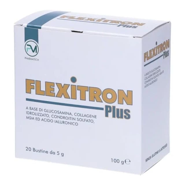 Flexitron Plus Glucosamina + Condroitina – 20 bustine