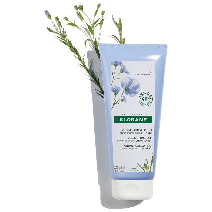 Klorane Balsamo Lino – 200 ml per capelli fini