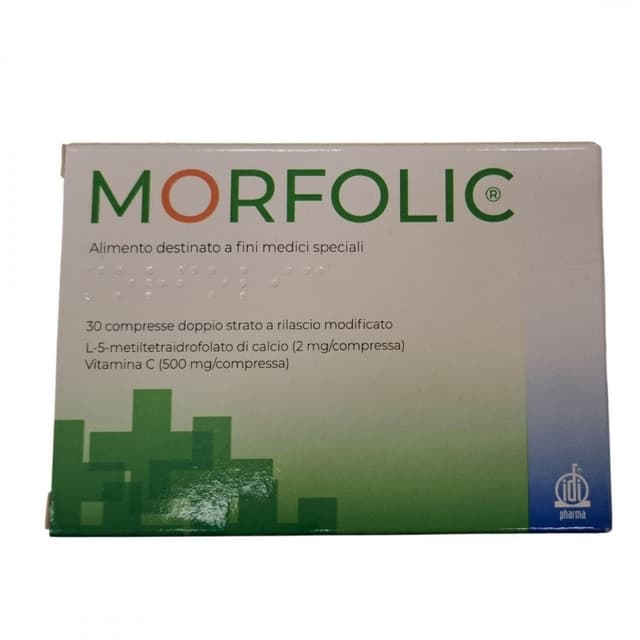 Morfolic Vitamina C 500 mg + Acido folico – 30 compresse