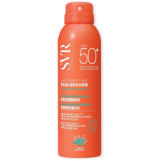 SVR Sun Secure Lait Crépitant LSF 50+ – Latte solare corpo effervescente
