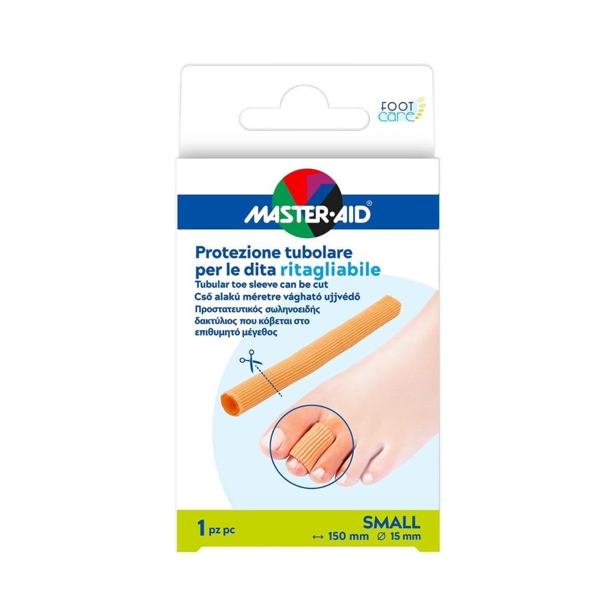 Footcare Protezione Tubolare in Gel 15 cm – Taglia S