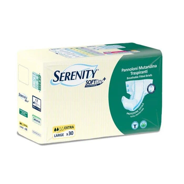 Serenity Soft Dry Extra Mutandina Taglia L – 30 pezzi