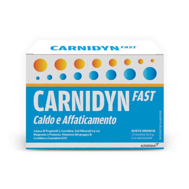 Carnidyn Fast – 12 bustine con Propionil-L-carnitina