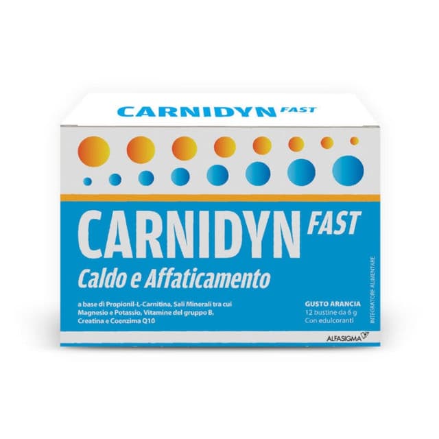 Carnidyn Fast – 12 bustine con Propionil-L-carnitina