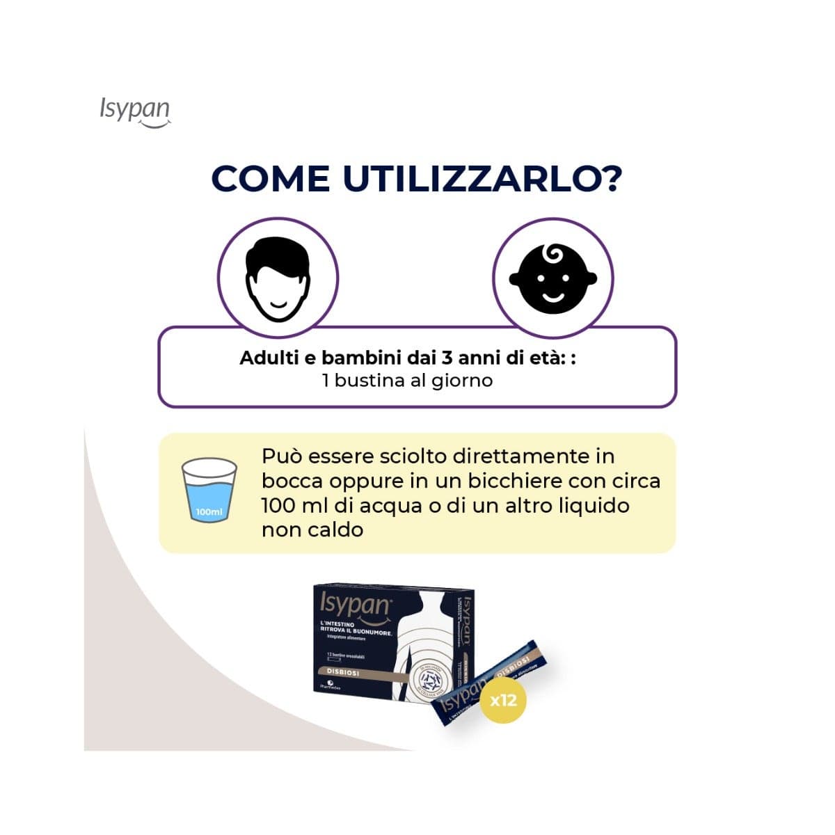 Isypan Disbiosi – 12 bustine granulato