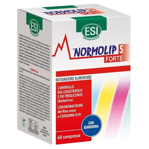 ESI Normolip 5 Forte Riso rosso fermentato – 60 compresse