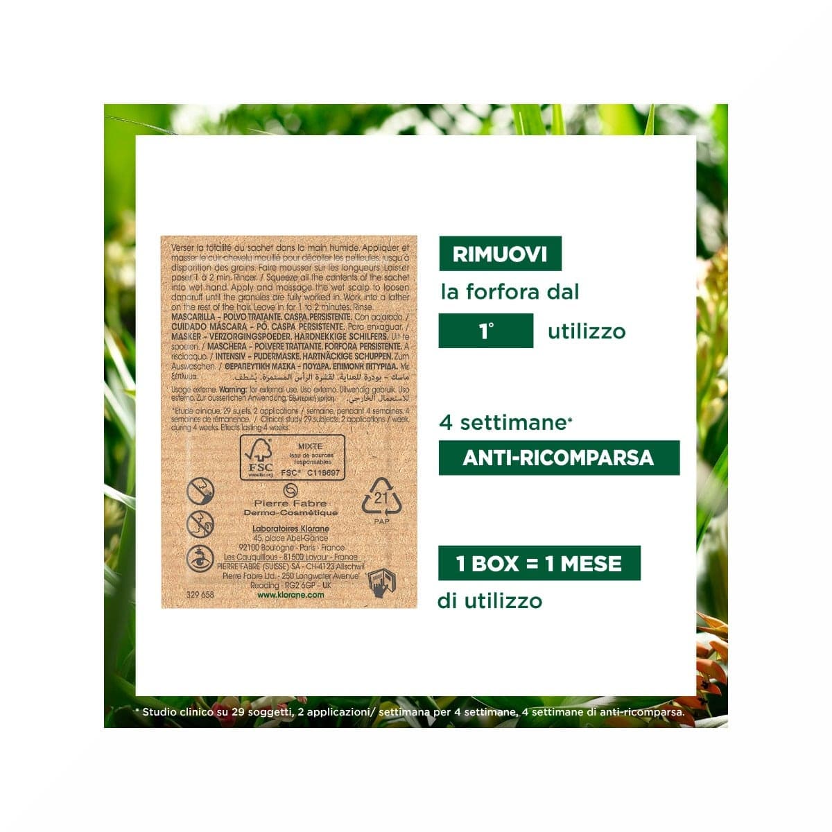 Klorane Shampoo-Maschera 2in1 – Capelli