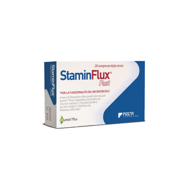 Staminflux Fast Diosmina 562,5 mg + Bromelina – 20 compresse