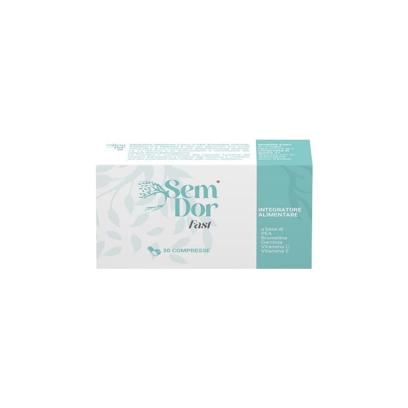 Semdor Fast Palmitoiletanolamide (PEA) 300 mg + Bromelina – 30 compresse