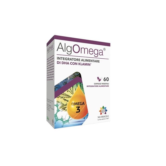 Algomega Omega-3 DHA + Alga Klamath – 60 capsule