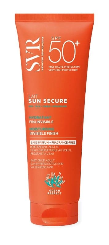 SVR Sun Secure Lait LSF 50+ – Latte solare corpo famiglia, 250 ml