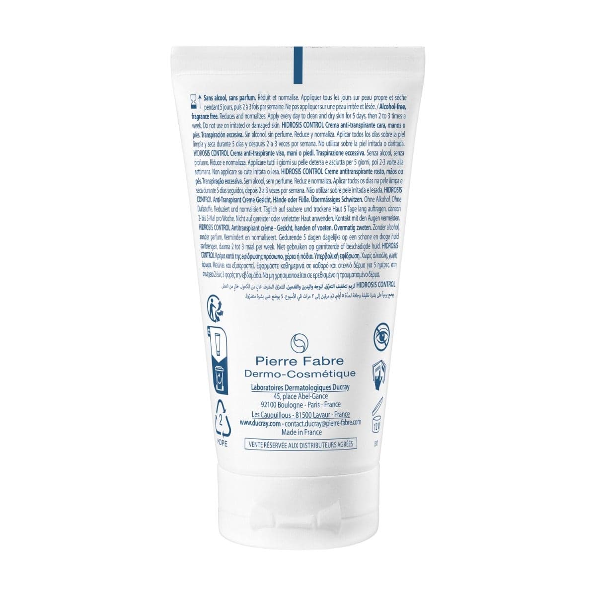 Ducray Hidrosis Control Crema – Viso, mani e piedi