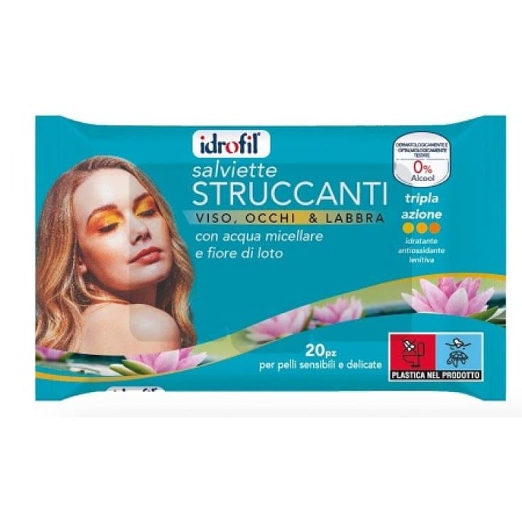 Salviettine Struccanti con Acqua Micellare – 20 pezzi