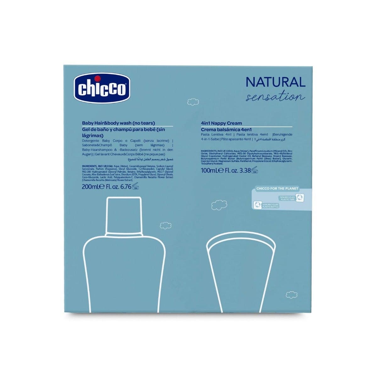 Chicco CH NS Set Bagno, Shampoo e Dentifricio
