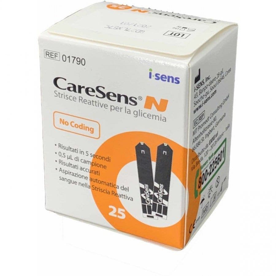 Caresens N Glicemia – 25 strisce reattive