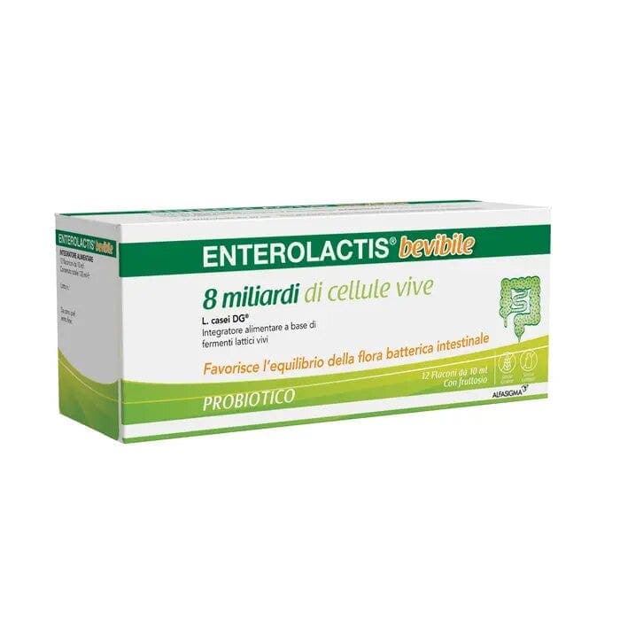 Enterolactis Bevibile Fermenti lattici probiotici – 12 flaconcini