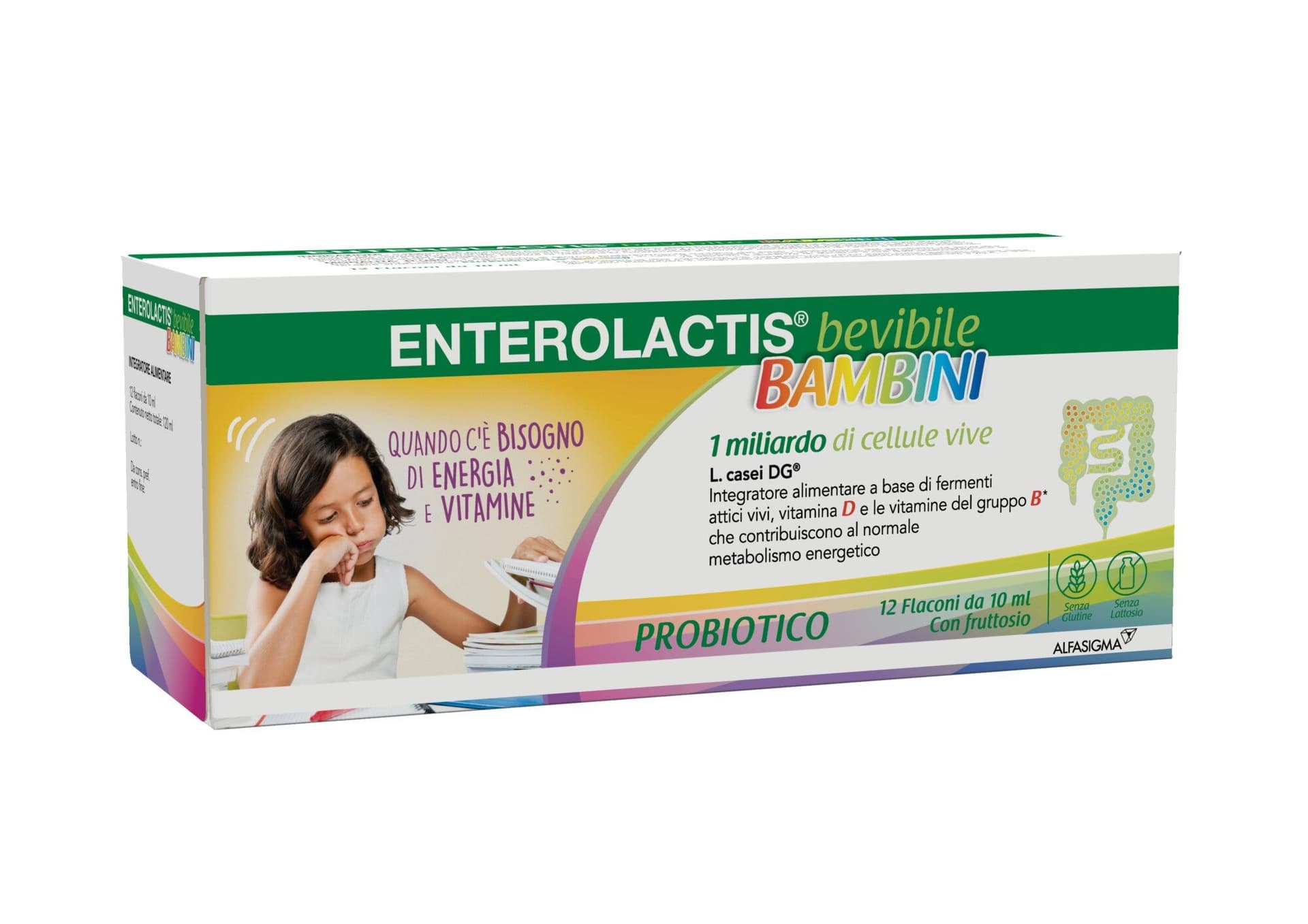 Enterolactis Bevibile Baby Fermenti lattici probiotici – 12 flaconcini