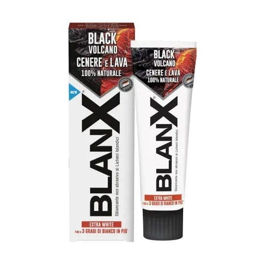 BlanX Black Volcano Dentifricio – 75 ml Crema Sbiancante