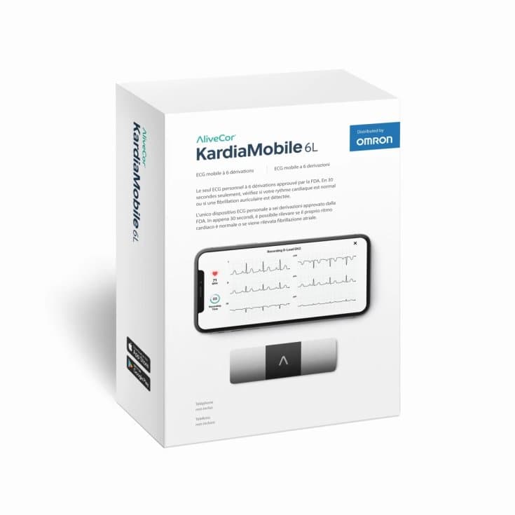 KardiaMobile 6L AC019 – Dispositivo ECG Portatile